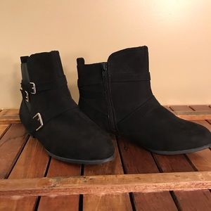 So Foux Suede Booties